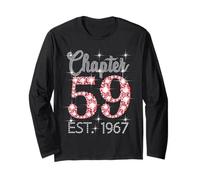 Chapter 59 EST 1967 Happy 59Th Birthday Girl Men Women Long Sleeve T-Shirt