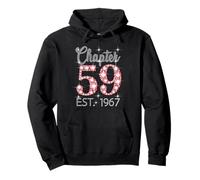 Chapter 59 EST 1967 Happy 59Th Birthday Girl Men Women Pullover Hoodie