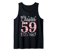 Chapter 59 EST 1967 Happy 59Th Birthday Girl Men Women Tank Top