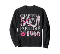 Chapter 59 Fabulous Since 1966 Diamond Heels 59th Birthday Sweatshirt