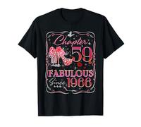 Chapter 59 Fabulous Since 1966 Diamond Heels 59th Birthday T-Shirt