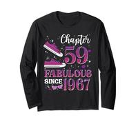 Chapter 59 Fabulous Since 1967 59Th Birthday Girl Lady Long Sleeve T-Shirt