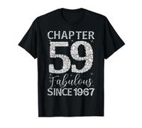 Chapter 59 Fabulous Since 1967 Happy 59Th Birthday Girl Lady T-Shirt