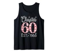 Chapter 60 EST 1966 Happy 60Th Birthday Girl Men Women Tank Top