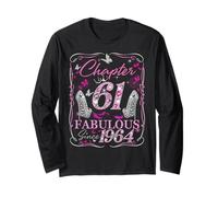 Chapter 61 Fabulous Since 1964 61st Diamond Birthday Queen Long Sleeve T-Shirt