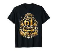 Chapter 61 Fabulous Since 1965 Floral 61st Birthday Women T-Shirt