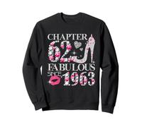 Chapter 62 Fabulous Since 1963 Diamond Heels 62nd Birthday Sweatshirt