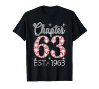 Chapter 63 EST 1963 Happy 63rd Birthday Girl Men Women T-Shirt