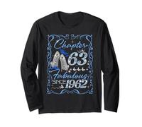 Chapter 63 Fabulous Since 1962 63rd Diamond Birthday Queen Long Sleeve T-Shirt