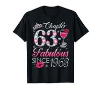 Chapter 63 Fabulous Since 1963 63rd Birthday Gift for Women T-Shirt