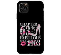 Chapter 63 Fabulous Since 1963 63rd Birthday Women Girls Case for iPhone 11 Pro Max