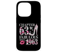 Chapter 63 Fabulous Since 1963 63rd Birthday Women Girls Case for iPhone 14 Pro
