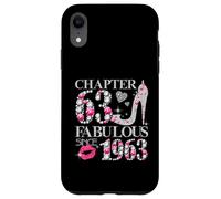 Chapter 63 Fabulous Since 1963 63rd Birthday Women Girls Case for iPhone XR