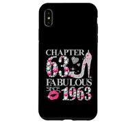 Chapter 63 Fabulous Since 1963 63rd Birthday Women Girls Case for iPhone XS Max