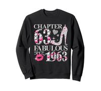 Chapter 63 Fabulous Since 1963 63rd Birthday Women Girls Sweatshirt