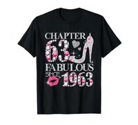 Chapter 63 Fabulous Since 1963 63rd Birthday Women Girls T-Shirt