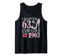Chapter 63 Fabulous Since 1963 63rd Birthday Women Girls Tank Top