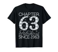 Chapter 63 Fabulous Since 1963 Happy 63rd Birthday Girl Lady T-Shirt
