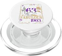 Chapter 63 Fabulous Since 1963 High Heel 63rd Birthday Women PopSockets PopGrip for MagSafe