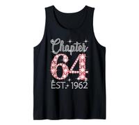 Chapter 64 EST 1962 Happy 64th Birthday Girl Men Women Tank Top