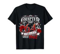 Chapter 64 Fabulous Since 1962 Roses 64th Birthday Women T-Shirt
