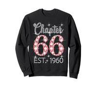 Chapter 66 EST 1960 Happy 66Th Birthday Girl Men Women Sweatshirt