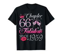 Chapter 66 Fabulous Since 1959 66Th Birthday Gift For Women T-Shirt
