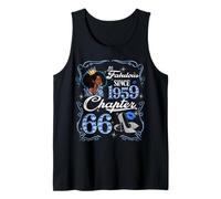 Chapter 66 Fabulous Since 1959 66th Diamond Birthday Queen Tank Top