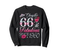 Chapter 66 Fabulous Since 1960 66Th Birthday Gift For Women Sweatshirt