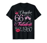 Chapter 66 Fabulous Since 1960 66Th Birthday Gift for Women T-Shirt