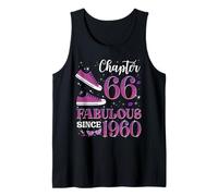 Chapter 66 Fabulous Since 1960 66Th Birthday Girl Lady Tank Top