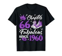 Chapter 66 Fabulous Since 1960 66Th Birthday Women Lady T-Shirt