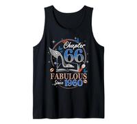Chapter 66 Fabulous Since 1960 High Heel 66th Birthday Women Tank Top