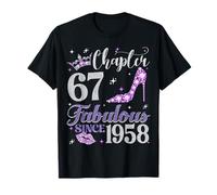 Chapter 67 Fabulous Since 1958 67Th Birthday Ladies T-Shirt