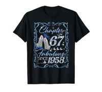 Chapter 67 Fabulous Since 1958 67th Diamond Birthday Queen T-Shirt