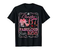 Chapter 67 Fabulous Since 1958 Diamond Heels 67th Birthday T-Shirt