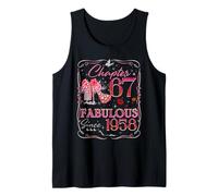 Chapter 67 Fabulous Since 1958 Diamond Heels 67th Birthday Tank Top