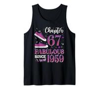 Chapter 67 Fabulous Since 1959 67Th Birthday Girl Lady Tank Top