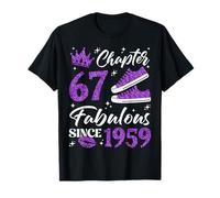 Chapter 67 Fabulous Since 1959 67Th Birthday Women Lady T-Shirt