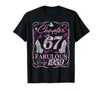 Chapter 67 Fabulous Since 1959 High Heel 67th Birthday Women T-Shirt