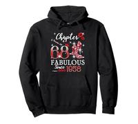 Chapter 68 Fabulous Since 1958 68th Birthday Women Girls Pullover Hoodie