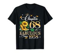 Chapter 68 Fabulous Since 1958 68th Birthday Women Girls T-Shirt
