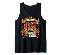 Chapter 68 Fabulous Since 1958 68th Birthday Women Girls Tank Top
