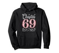 Chapter 69 EST 1957 Happy 69Th Birthday Girl Men Women Pullover Hoodie