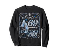 Chapter 69 Fabulous Since 1956 69th Diamond Birthday Queen Sweatshirt