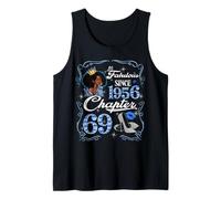 Chapter 69 Fabulous Since 1956 69th Diamond Birthday Queen Tank Top