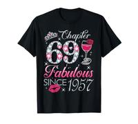 Chapter 69 Fabulous Since 1957 69Th Birthday Gift for Women T-Shirt
