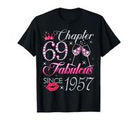 Chapter 69 Fabulous Since 1957 69Th Birthday Gift for Women T-Shirt