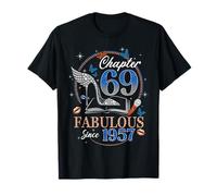 Chapter 69 Fabulous Since 1957 High Heel 69th Birthday Women T-Shirt