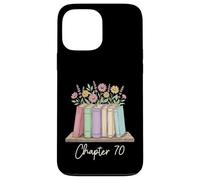 Chapter 70 Book Lover Seventy Years Old 70th Birthday Floral Case for iPhone 13 Pro Max